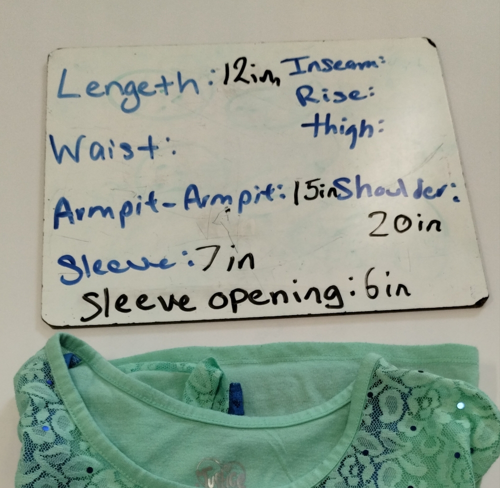 Justice Girls Green Short Sleeve Tops, Shirts & T-Shirts Sunburst Floral Size 10 - Picture 7 of 16